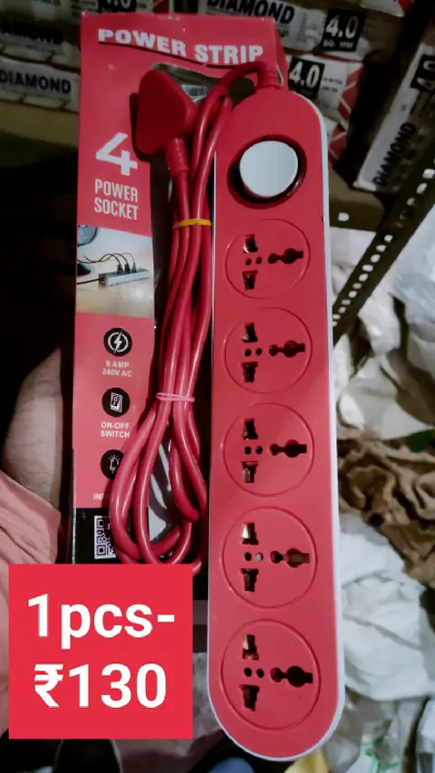 Power Strip (4 Socket) — Extensions
