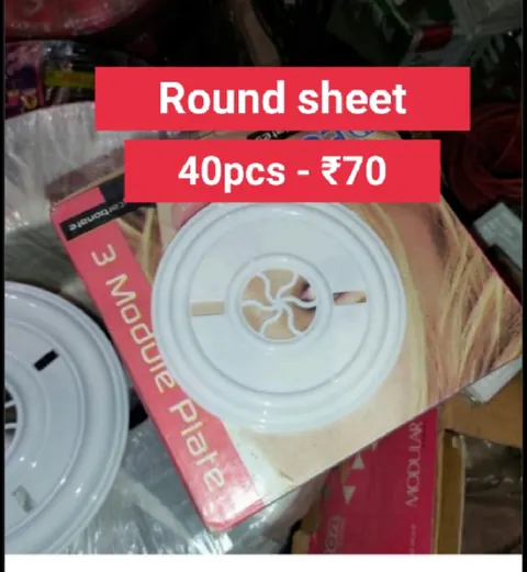 Round Sheet — Gang Boxes