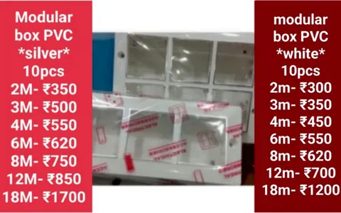 Modular Box PVC (Silver) — Gang Boxes