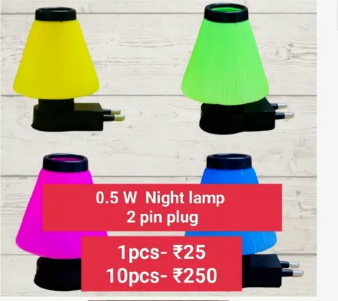 0.5W Night Lamp, 2 Pin Plug — LED Lights