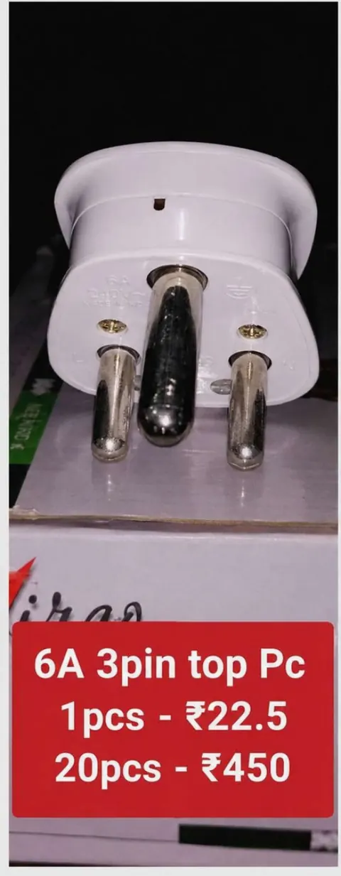 6A 3 Pin Top PC — Plugs