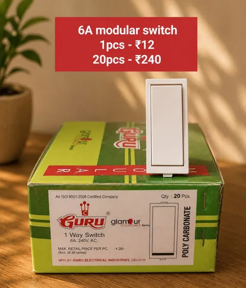6A Modular Switch — Switches