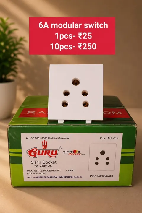 6A Modular Switch — Switches